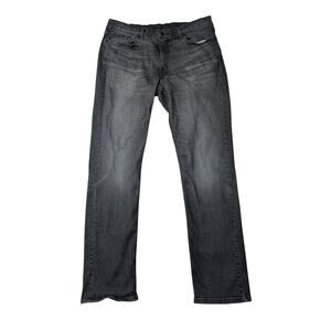 LEVI'S 514 Men's Jeans/Pants size 36X34; Washed Black Denim, straight Leg, Flex